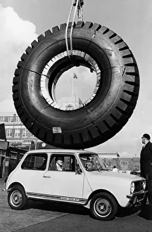 The largest tyre ever made to date (27th October 1978) by Dunlop The largest tyre ever made to date (27th October 1978) by Dunlop