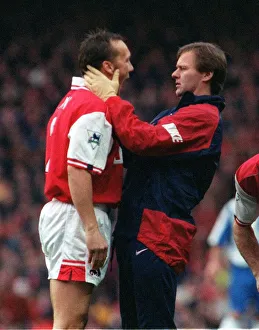 Lee Dixon Arsenal Player with Gary Lewin 1997 Dixon with Physiotherapist Gary Lewin Lee Dixon Arsenal Player with Gary Lewin 1997 Dixon with Physiotherapist Gary Lewin