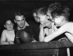 Leeds Rugby League player Gerry Hemingway whos day job is being a gym-master at a local Leeds Rugby League player Gerry Hemingway whos day job is being a gym-master at a local