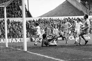 Leeds United 3 v. Coventry 0. Division 1 Football. April 1981 MF02-11-029 Leeds United 3 v. Coventry 0. Division 1 Football. April 1981 MF02-11-029