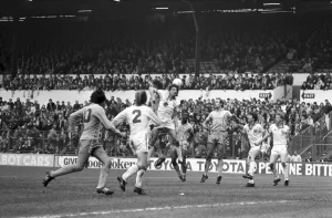 Leeds United 3 v. Coventry 0. Division 1 Football. April 1981 MF02-11-041 Leeds United 3 v. Coventry 0. Division 1 Football. April 1981 MF02-11-041