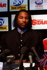 Lennox Lewis Boxing February 98 Inside the Sports Cafe in London's West End Lennox Lewis Boxing February 98 Inside the Sports Cafe in London's West End