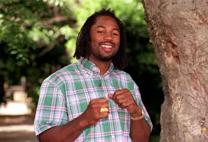 Lennox Lewis World Boxing champion June 1998 after hearing the news he had received Lennox Lewis World Boxing champion June 1998 after hearing the news he had received