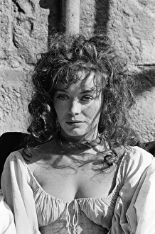 Lesley-Anne Down on the set of The Hunchback of Notre Dame at Pinewood Studios Lesley-Anne Down on the set of The Hunchback of Notre Dame at Pinewood Studios