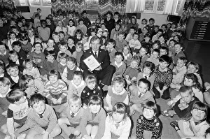 Linthwaite Church of England School pupils being presented with a road safety certificate Linthwaite Church of England School pupils being presented with a road safety certificate