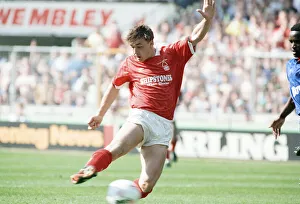 Littlewoods Cup Final at Wembley Stadium. Nottingham Forest 1 v Oldham Athletic 0 Littlewoods Cup Final at Wembley Stadium. Nottingham Forest 1 v Oldham Athletic 0