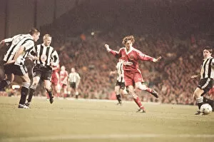Images Dated 3rd April 1996: Liverpool 4-3 Newcastle United, premier league match at Anfield, Wednesday 3rd April 1996