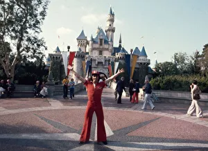 Liverpool and England footballer seen here at Disneyland during the England teams tour of Liverpool and England footballer seen here at Disneyland during the England teams tour of