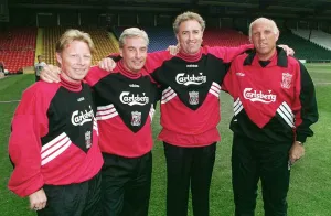 Liverpool FC's new Boot Room Team L to R Sammy Lee, Roy Evans Manager Liverpool FC's new Boot Room Team L to R Sammy Lee, Roy Evans Manager