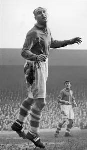 Liverpool footballer Ray Lambert in action during a league match Liverpool footballer Ray Lambert in action during a league match