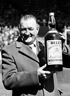 Liverpool manager Bob Paisley is awarded the Bells Scotch Whisky manager of the Month Liverpool manager Bob Paisley is awarded the Bells Scotch Whisky manager of the Month