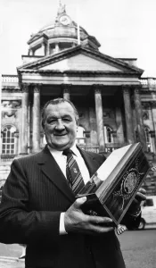 Liverpool manager Bob Paisley is granted the freedom of the city of Liverpool Liverpool manager Bob Paisley is granted the freedom of the city of Liverpool