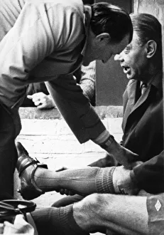 Liverpool manager Bob Paisley talking with assistant Joe Fagan. 10th April 1978 Liverpool manager Bob Paisley talking with assistant Joe Fagan. 10th April 1978