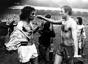Images Dated 16th March 1977: Liverpool v St. Etienne - 1977 Ray Kennedy - march 1977