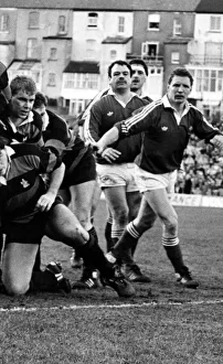 Llanelli rugby player David Fox. 27th March 1988 Llanelli rugby player David Fox. 27th March 1988