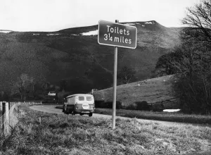 Local residents are irate at the large sign which has been erected at Bwlch on Local residents are irate at the large sign which has been erected at Bwlch on