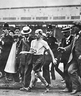 London 1908 Olympic Games One of the earliest Olympic dramas to be captured on film London 1908 Olympic Games One of the earliest Olympic dramas to be captured on film