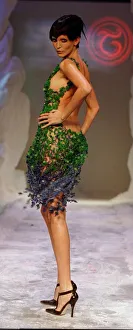 London Fashion Weekend Nadia Avermann parading in Julien Mcdonald's designs London Fashion Weekend Nadia Avermann parading in Julien Mcdonald's designs
