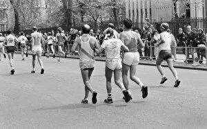 Images Dated 9th May 1982: London Marathon 1982, Sponsored by Gillette, Sunday 9th May 1982. Little Moe from Lithroe