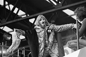 The London Rock and Roll Show at Wembley Stadium, London. Screaming Lord Sutch performing The London Rock and Roll Show at Wembley Stadium, London. Screaming Lord Sutch performing