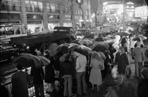 London travellers are soaked by the rain as the end of the 1976 drought is officially London travellers are soaked by the rain as the end of the 1976 drought is officially