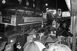 London travellers are soaked by the rain as the end of the 1976 drought is officially London travellers are soaked by the rain as the end of the 1976 drought is officially