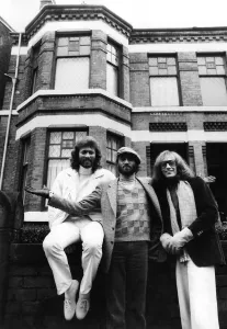Looking every inch the superstars they truly are, the Bee Gees came home to the small Looking every inch the superstars they truly are, the Bee Gees came home to the small