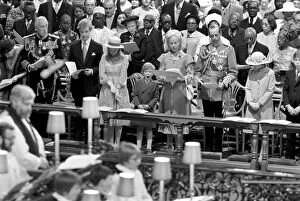 Images Dated 6th June 1977: Lord Nicholas Windsor yawning during the Queens Silver Jublee Celebrations
