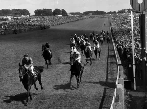 My Love with Rae Johnstone jockey wins Derby at Epsom - 1948 My Love with Rae Johnstone jockey wins Derby at Epsom - 1948