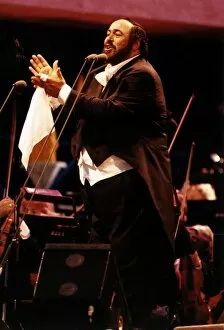 Images Dated 23rd February 1992: Luciano Pavorotti Opera singer
