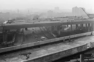 The M6 interchange at Gravelly Hill under construction, also known as Spaghetti Junction The M6 interchange at Gravelly Hill under construction, also known as Spaghetti Junction