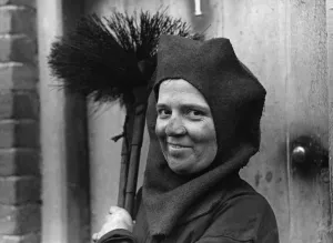Madame Sweep: For men must work and women must sweep might be the slogan of Mrs Madame Sweep: For men must work and women must sweep might be the slogan of Mrs