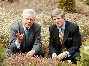 Magnus Magnusson and Lord Lindsay at Rural Centre Ingliston for Scottish Biodiversity Magnus Magnusson and Lord Lindsay at Rural Centre Ingliston for Scottish Biodiversity
