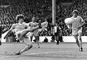 Man City 0-0 QPR, league match at Maine Road, Saturday 16th October 1976, Brian Kidd Man City 0-0 QPR, league match at Maine Road, Saturday 16th October 1976, Brian Kidd