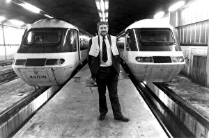 Manager Peter Edwards in the Inter-City 125 shed on 18th August 1984 Manager Peter Edwards in the Inter-City 125 shed on 18th August 1984