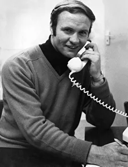 Manager Ron Atkinson preparing for their cup match with Walsall. November 1972 P017051 Manager Ron Atkinson preparing for their cup match with Walsall. November 1972 P017051
