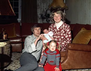 Manchester City footballer Colin bell at home with his wife Marcie Manchester City footballer Colin bell at home with his wife Marcie