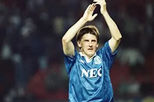 Images Dated 19th August 1992: Manchester United 0 - 3 Everton, Premier League match at Old Trafford. Peter Beardsley