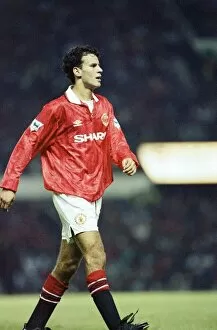 Images Dated 19th August 1992: Manchester United 0 - 3 Everton, Premier League match at Old Trafford. Ryan Giggs
