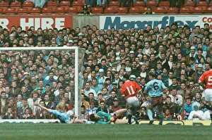Manchester United 1 v. Manchester City 0. Ryan Giggs scores his first goal for Manchester United 1 v. Manchester City 0. Ryan Giggs scores his first goal for