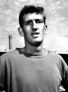 Manchester United football player Alec Stepney at Old Trafford Circa 1971 Manchester United football player Alec Stepney at Old Trafford Circa 1971