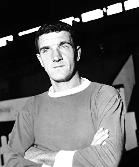 Manchester United football player Billy Foulkes at Old Trafford Circa 1971 Manchester United football player Billy Foulkes at Old Trafford Circa 1971