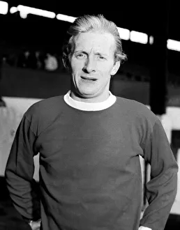 Manchester United football player Denis Law at Old Trafford Circa 1971 Manchester United football player Denis Law at Old Trafford Circa 1971