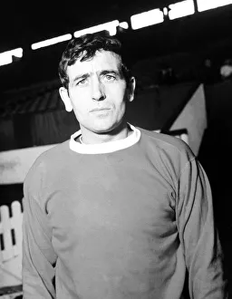 Manchester United football player Shay Brennan at Old Trafford Circa 1971 Manchester United football player Shay Brennan at Old Trafford Circa 1971