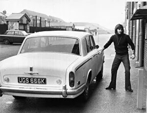 Manchester United footballer George Best seen here arriving at Old Trafford for a Manchester United footballer George Best seen here arriving at Old Trafford for a
