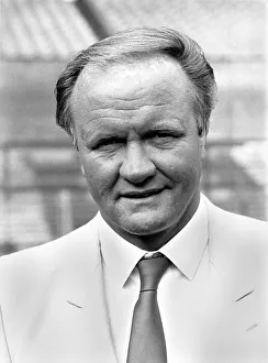Manchester United manager Ron Atkinson. August 1985 P017062 Manchester United manager Ron Atkinson. August 1985 P017062