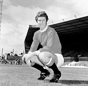 Manchester United player Brian Kidd at Old Trafford Circa 1971 Manchester United player Brian Kidd at Old Trafford Circa 1971