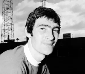 Manchester United player Francis Burns at Old Trafford Circa 1971 Manchester United player Francis Burns at Old Trafford Circa 1971