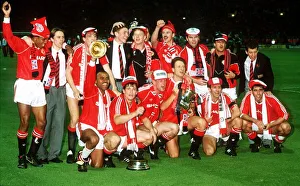 Manchester United team FA Cup Final Replay 1990 Crystal palace v Manchester Manchester United team FA Cup Final Replay 1990 Crystal palace v Manchester