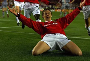 Manchester United's May 1999 Ole Gunner Solskjaer (C Manchester United's May 1999 Ole Gunner Solskjaer (C